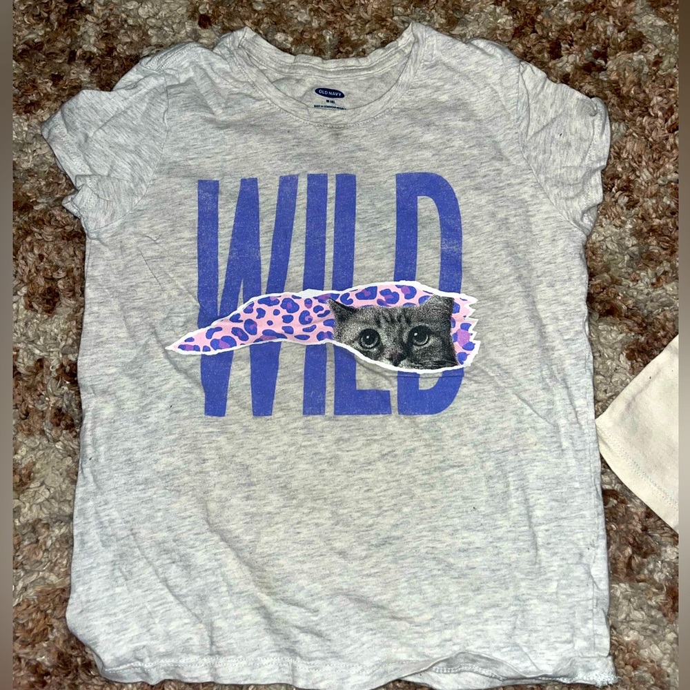 Girls Kitten Graphic Tee | Old Navy 🌵8
